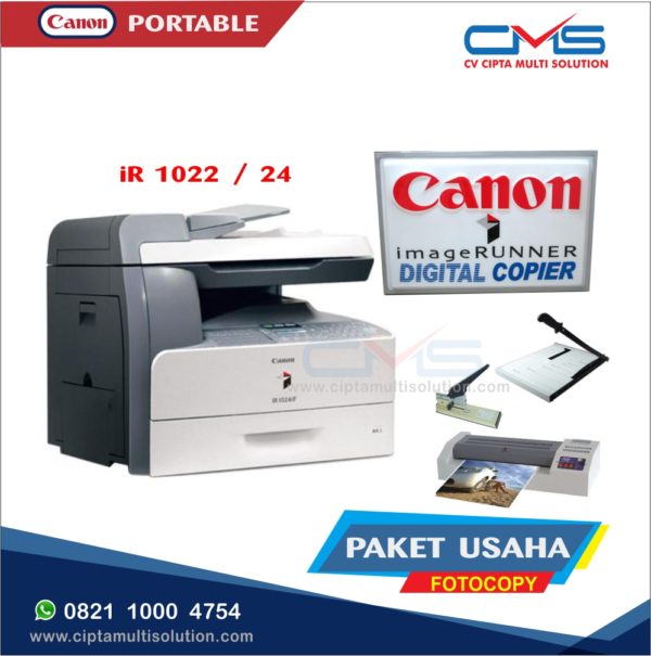 Paket Usaha Fotocopy Canon iR 1024 Rekondisi Untuk Pemula